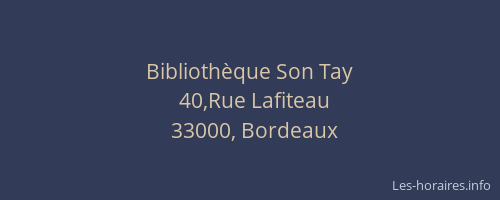 Bibliothèque Son Tay