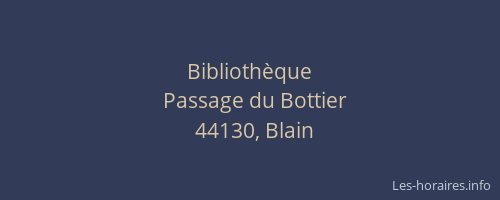Bibliothèque