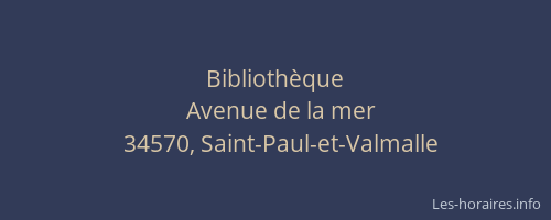 Bibliothèque