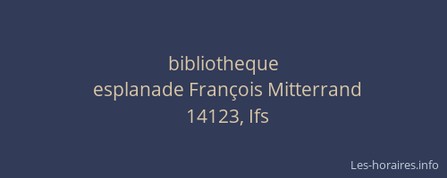 bibliotheque