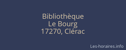 Bibliothèque