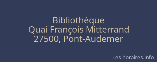 Bibliothèque