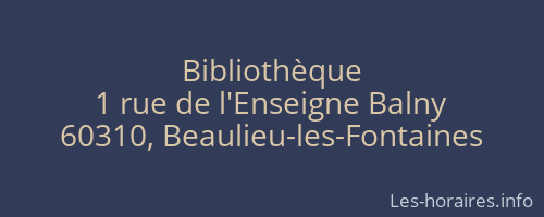 Bibliothèque