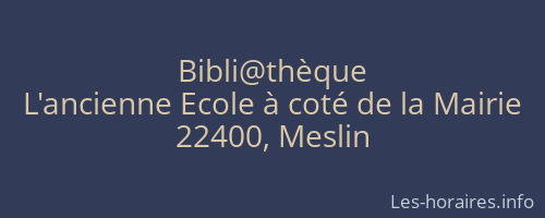 Bibli@thèque