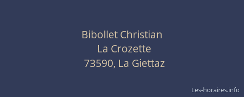 Bibollet Christian