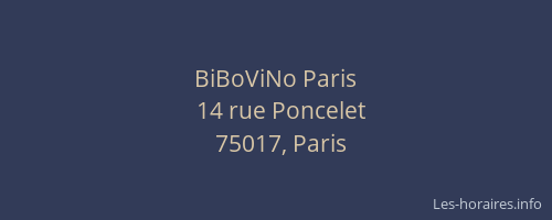 BiBoViNo Paris