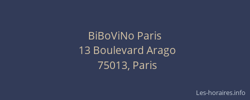 BiBoViNo Paris