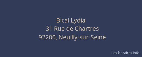 Bical Lydia
