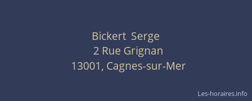 Bickert  Serge