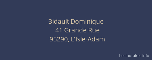 Bidault Dominique