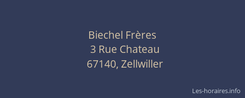 Biechel Frères