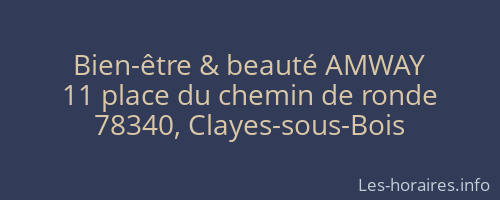 Bien-être & beauté AMWAY