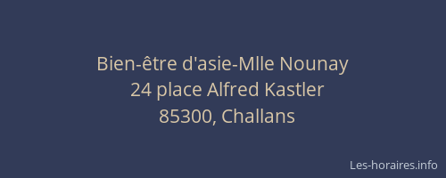 Bien-être d'asie-Mlle Nounay