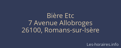 Bière Etc