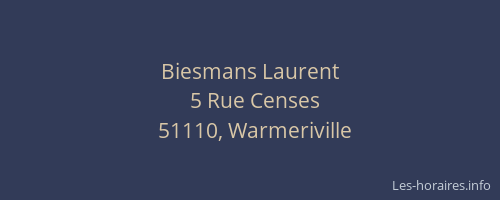 Biesmans Laurent