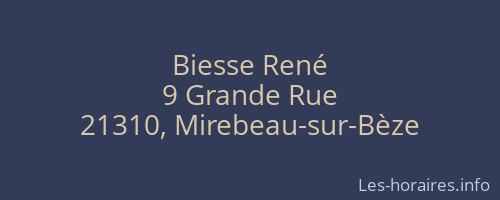 Biesse René