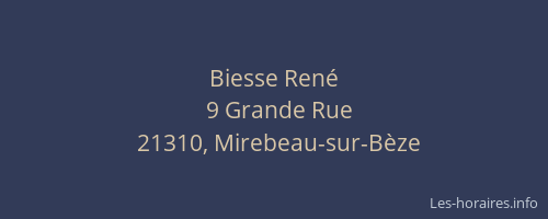 Biesse René