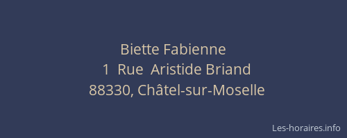 Biette Fabienne
