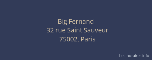 Big Fernand
