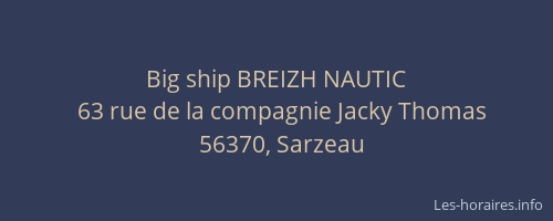 Big ship BREIZH NAUTIC
