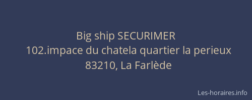 Big ship SECURIMER