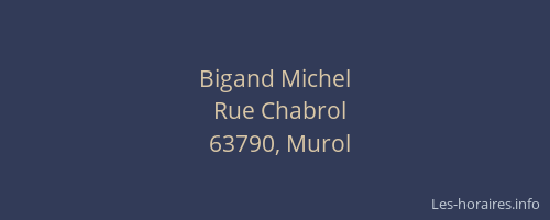 Bigand Michel