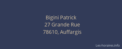 Bigini Patrick