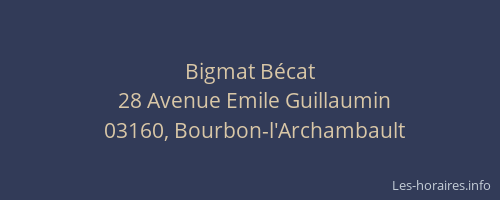 Bigmat Bécat