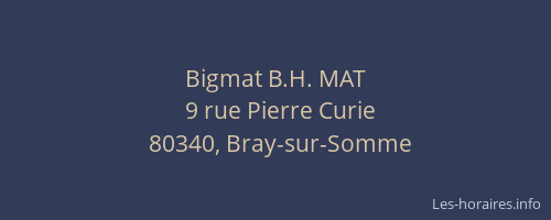 Bigmat B.H. MAT