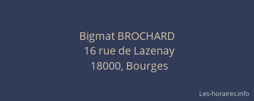 Bigmat BROCHARD