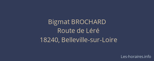 Bigmat BROCHARD