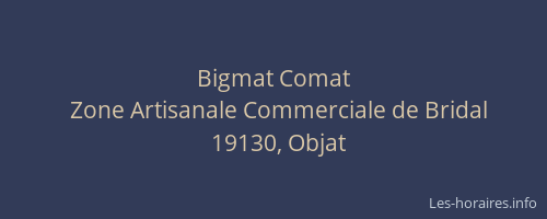 Bigmat Comat