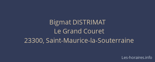 Bigmat DISTRIMAT