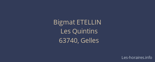 Bigmat ETELLIN