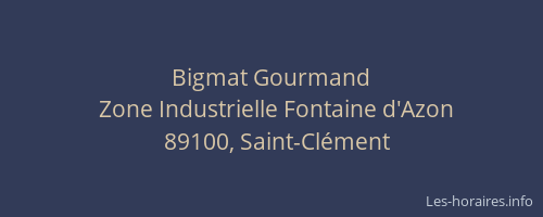 Bigmat Gourmand