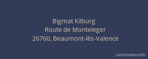 Bigmat Kilburg