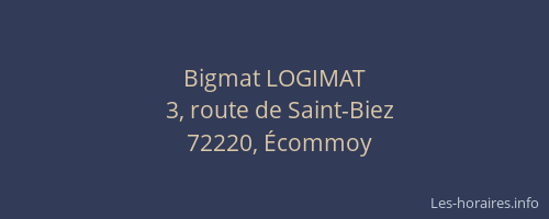Bigmat LOGIMAT