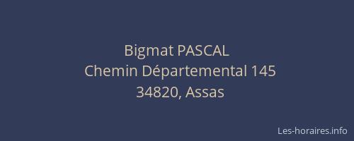 Bigmat PASCAL