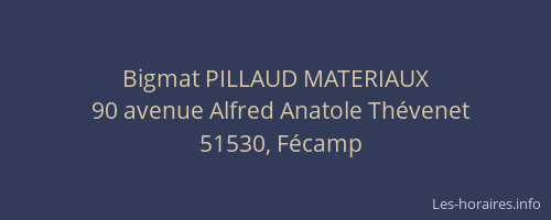 Bigmat PILLAUD MATERIAUX