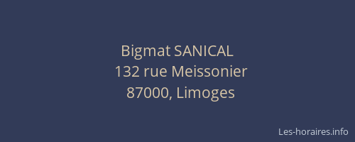 Bigmat SANICAL