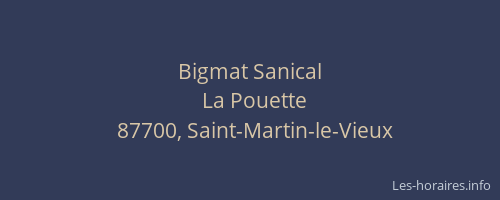 Bigmat Sanical