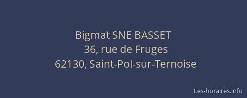 Bigmat SNE BASSET