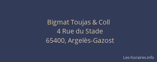 Bigmat Toujas & Coll