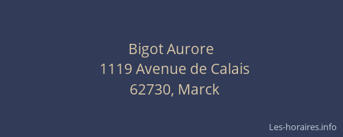 Bigot Aurore