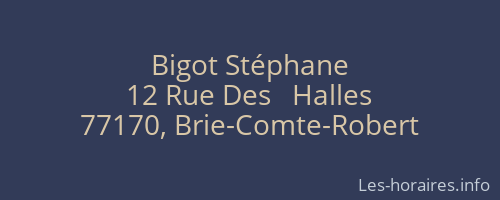 Bigot Stéphane