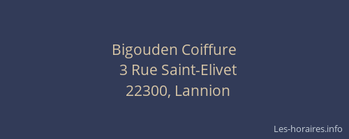 Bigouden Coiffure