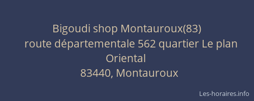 Bigoudi shop Montauroux(83)