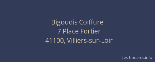 Bigoudis Coiffure