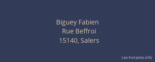 Biguey Fabien