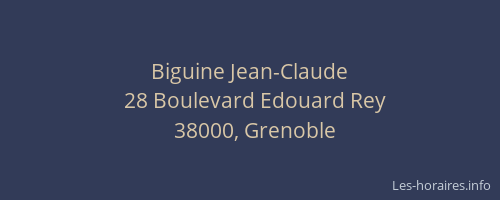Biguine Jean-Claude